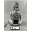 Image 2 : Meditation Buddha w/ Clear Crystal. Solar Powered. MSRP $550.00