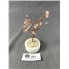 Image 2 : Rose Quartz with Jade Base Bonsai Tree RETAIL $350