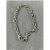 Image 2 : 925 Sterling Silver Link Bracelet, Some Double Links, Good Condition. Marked 925