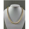 Image 2 : 2 Vintage Pearls Necklaces, Both Hand-Knotted Between Each Pearl. Good Condition For Its Age