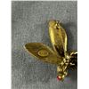 Image 3 : Vintage Rhinestones Flying Bee/Bug Brooch, Marked Jeanne ©