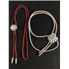 Image 1 : 2 Vintage Bolo Ties, In Good Condition