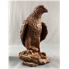 Image 2 : 2 Vintage Decorative Figurines, Cat and Bald Eagle, Tallest Being 13"