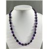 Image 2 : Genuine Amethyst Stone Beads Necklace