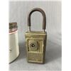 Image 2 : Vintage Supra-C Lock (no key) & 2 Tobacco Tins - Macdonald Export & Embassy