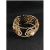 Image 1 : Beautiful Vintage Rhinestones Open Cuff Bangle