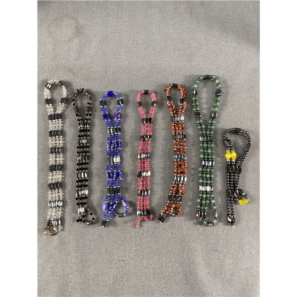 Bag of Genuine Gemstone Beads Magnetic Bracelets