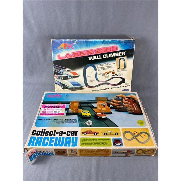 2 Vintage Racetracks in Original Boxes, AFX and Eldon, Both Look Complete NO SHIPPING