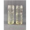 Image 1 : Pair of Mid Century Modern Glass Tree Trunk Vases 1960s