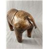 Image 2 : Vintage 19" Long 10" Tall, Leather Rhinoceros