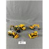 Image 1 : Lot Of Die Cast Metal Construction Vehicles. 3 Are Made By ERTL