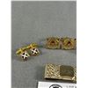 Image 2 : 3 Pairs of Cufflinks and Money Clip