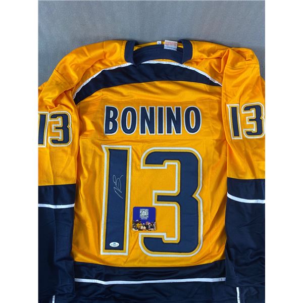 Signed NHL Nick Bonino Size XL Sports Jersey w/ COA.  NOT WORN BY PLAYER