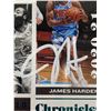 Image 2 : 2020-21 Panini Chronicles Basketball Signed James Harden w/ COA. NBA Card