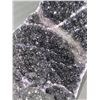 Image 2 : 6" x 5" Natural Rare Black Amethyst. Brazil. MSRP $2200.00