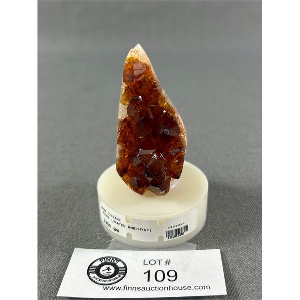 Dark Citrine Flame (Heated Amethyst) MSRP $269.00