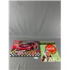 Image 1 : Coca Cola Lot - Metal Sign (12 1/2" x 16") & Nascar Epoxied Puzzle  (20" x13")