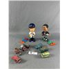 Image 1 : 2 Bobble Heads, BC Lions & Seattle Mariners And Vintage England & Italian Made Plastic Toy Cars