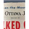 Image 2 : 1969 Ottawa Journal Newpaper Headlining "They Walked On The Moon"