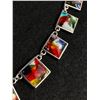 Image 2 : Murano Glass Necklace Marked FAC. Approx. 20" L