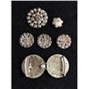 Image 2 : Vintage Rhinestone Button & Belt Buckle Lot