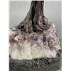 Image 2 : 15" Rose Quartz Bonsai Tree. Brazil. On Amethyst Base. MSRP $2700.00