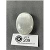 Image 2 : Large Oval Selenite Stone, Cabochon, 2 3/8" x 1 3/4" Diam