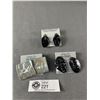 Image 1 : 3 Pairs Of Designer NA-Kiska earrings