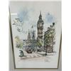 Image 2 : Mid-Century Dutch Impressionist Jan Korthals 'Big Ben London' 15" x 19" Framed