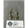 Image 1 : Lovely Pair Of 10K Gold Earrings