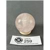 Image 1 : Rose Quartz Sphere w/ Aura. MSRP $380.00