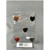 Image 1 : Natural Stone And Crystal Heart Display. MSRP $280.00