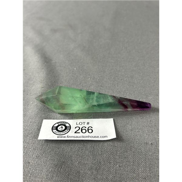 Purple And Green Fluorite Wand. MSRP $780.00