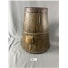 Image 2 : Antique Wooden Chinese Wine Barrel/Bucket. Approx. 18" H