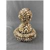 Image 1 : Sea Shell Decorative Lot - 2 Balls (Approx. 5" Circum.) & Wreath (Approx. 8" Diam.)