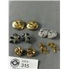 Image 2 : 5 Pairs Of Vintage Clip-On Earrings, One Marked Coro