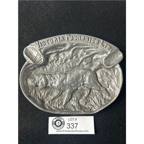 Victoria Foundry Hunting Dog Ashtray