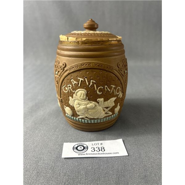 Early Doulton Tobacco Jar (As Found)