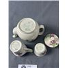 Image 3 : 3 Pc Royal Winton Miniature Teaset. 1930's "Scottish Thistle"