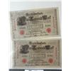 Image 2 : 2 1910 German Bank Notes