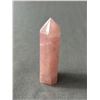 Image 2 : 3 1/2" H Rose Quartz Point Crystal