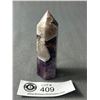 Image 2 : 3 1/2" H Amethyst Crystal Quartz Tower