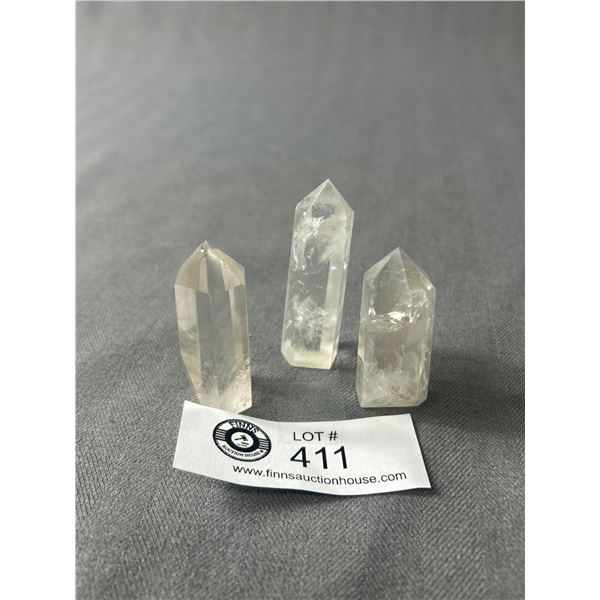 3- 2  H Crystal Quartz Points