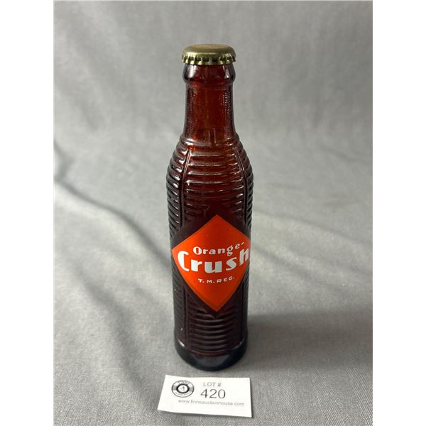 Vintage 7oz. Brown Behive Orange Crush Soda Pop Bottle