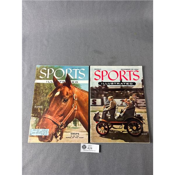 1954 & 1955 Sports Illustrated Weekly Magazines