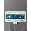 Image 1 : ToyotaTown Langley Car Dealership License Plate