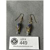 Image 1 : Pair of Vintage Dangling Enamel Fish Earrings