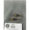 Image 2 : Pair of Vintage Dangling Enamel Fish Earrings