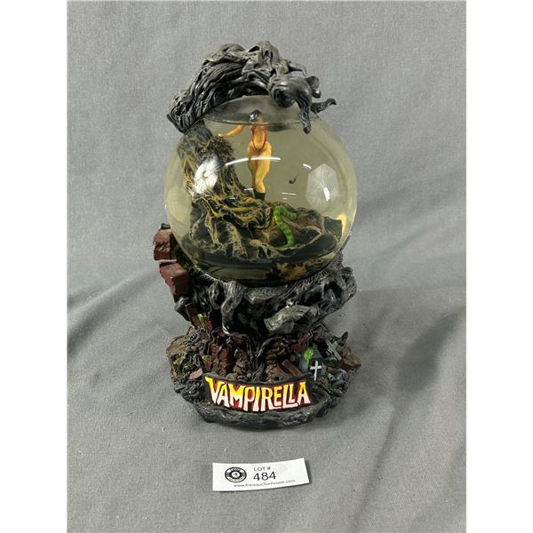 Vampirella Ltd. Ed. Water Globe 498/3000. Music Box Needs Repair