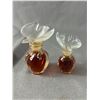 Image 2 : Vintage Lalique Crystal, Nina Ricci & L'Air Du Temps Full French Perfume Bottles